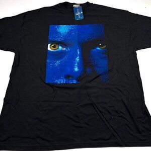 Vintage Blue Man Group 2XL Big Face Print T-Shirt Luxor Rare Art Music NEW